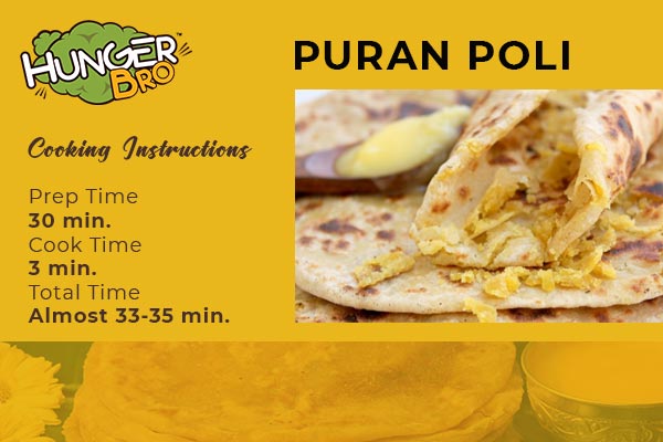 Puran Poli Cooking Instructions