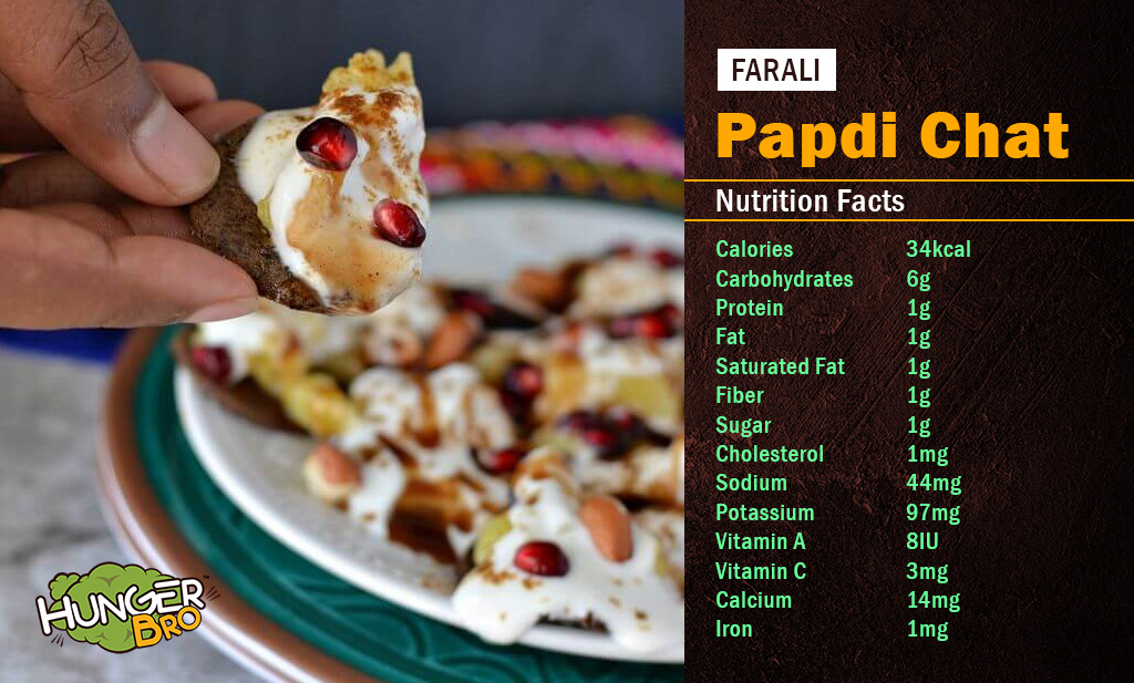 Farali Papdi Chat Nutrition Facts